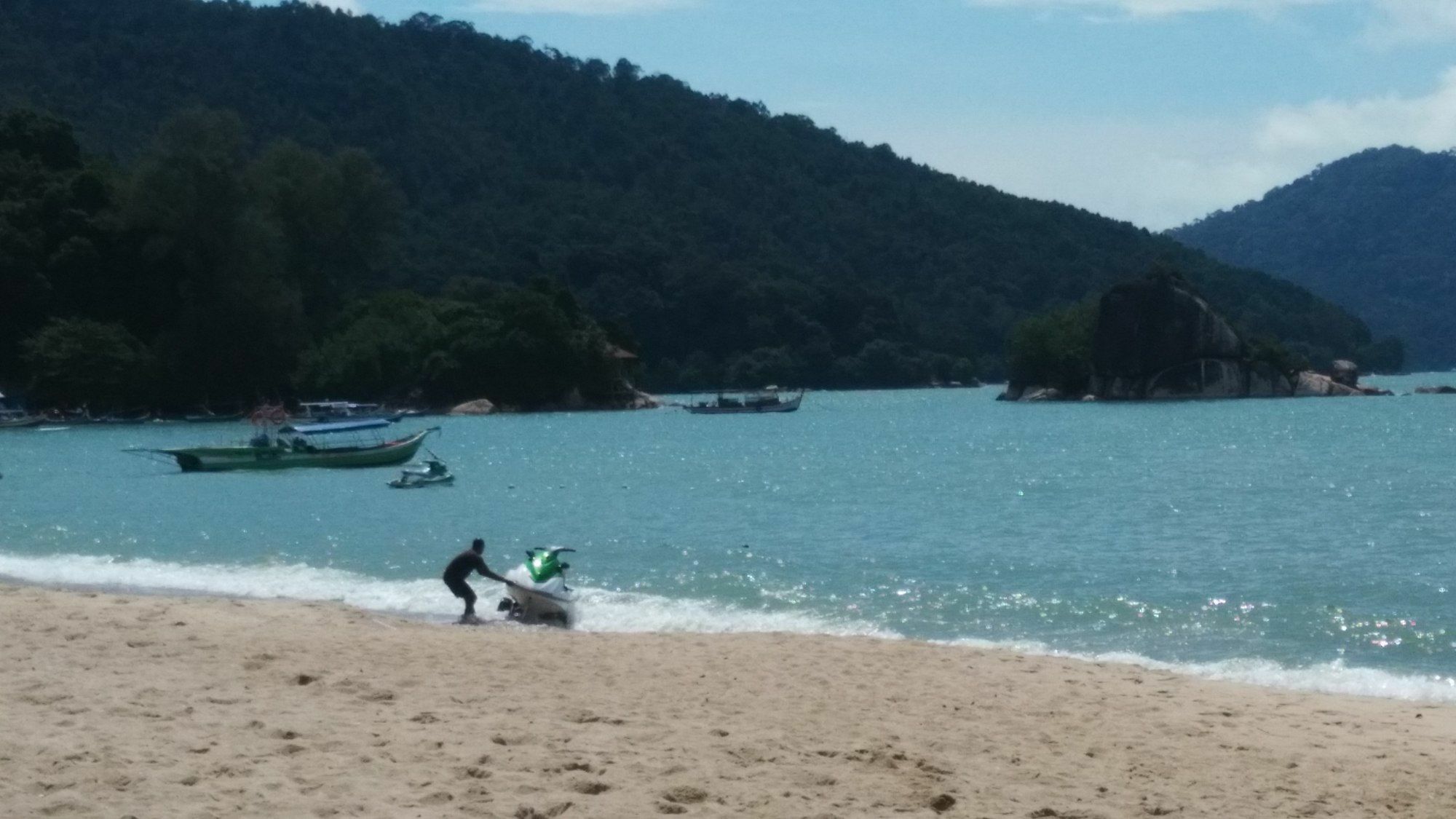 Pinang Beach Apartment @ Bayu Emas Batu Feringgi Dış mekan fotoğraf